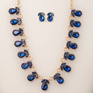 Blue and Gold Necklace